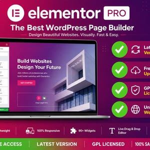 Elementor Pro 4.1.0 & Core – Advanced WordPress Website Builder