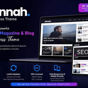 Jannah WordPress Theme – Newspaper Magazine News BuddyPress AMP Theme image 2