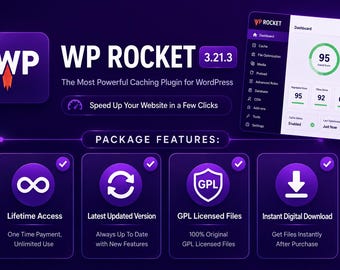 WP Rocket 3.21.3 – WordPress plug-in voor prestaties en caching