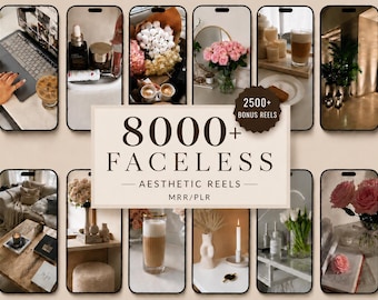 8000+ Faceless Reels | Editable Canva Templates (PLR/MRR)