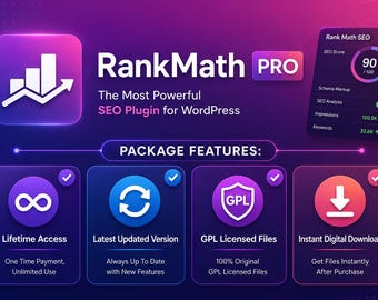 Rank Math Pro – Advanced SEO Plugin for WordPress
