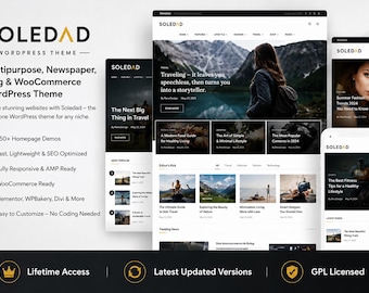 Soledad WordPress Theme 8.7.3 – Multipurpose, Newspaper, Blog & WooCommerce Theme