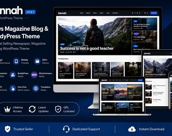 Jannah WordPress Theme – Newspaper Magazine News BuddyPress AMP Theme