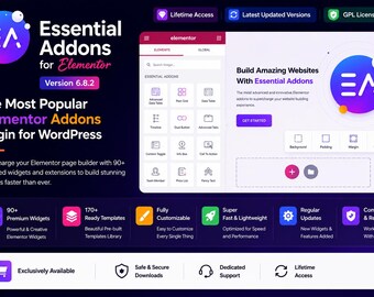 Essential Addons for Elementor 6.8.2 – Advanced Widgets & Extensions Plugin