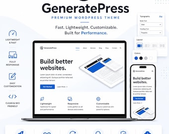 GeneratePress WordPress Theme | Lifetime Access, GPL Licensed