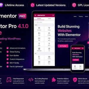Elementor Pro 4.1.0 & Core – Advanced WordPress Website Builder