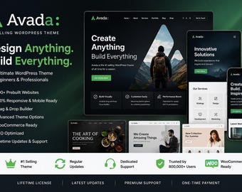 Tema Avada para WordPress – Tema responsivo e multiuso