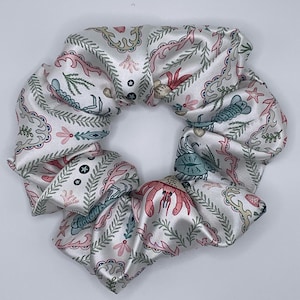Vintage scrunchie met zeekreeftachtigen - standaardformaat