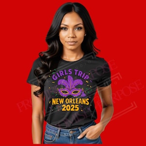 Viagem de meninas Nova Orleans 2025 | Design de camiseta – Download digital