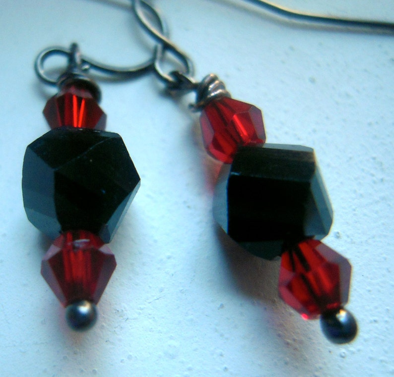black widow earring stack