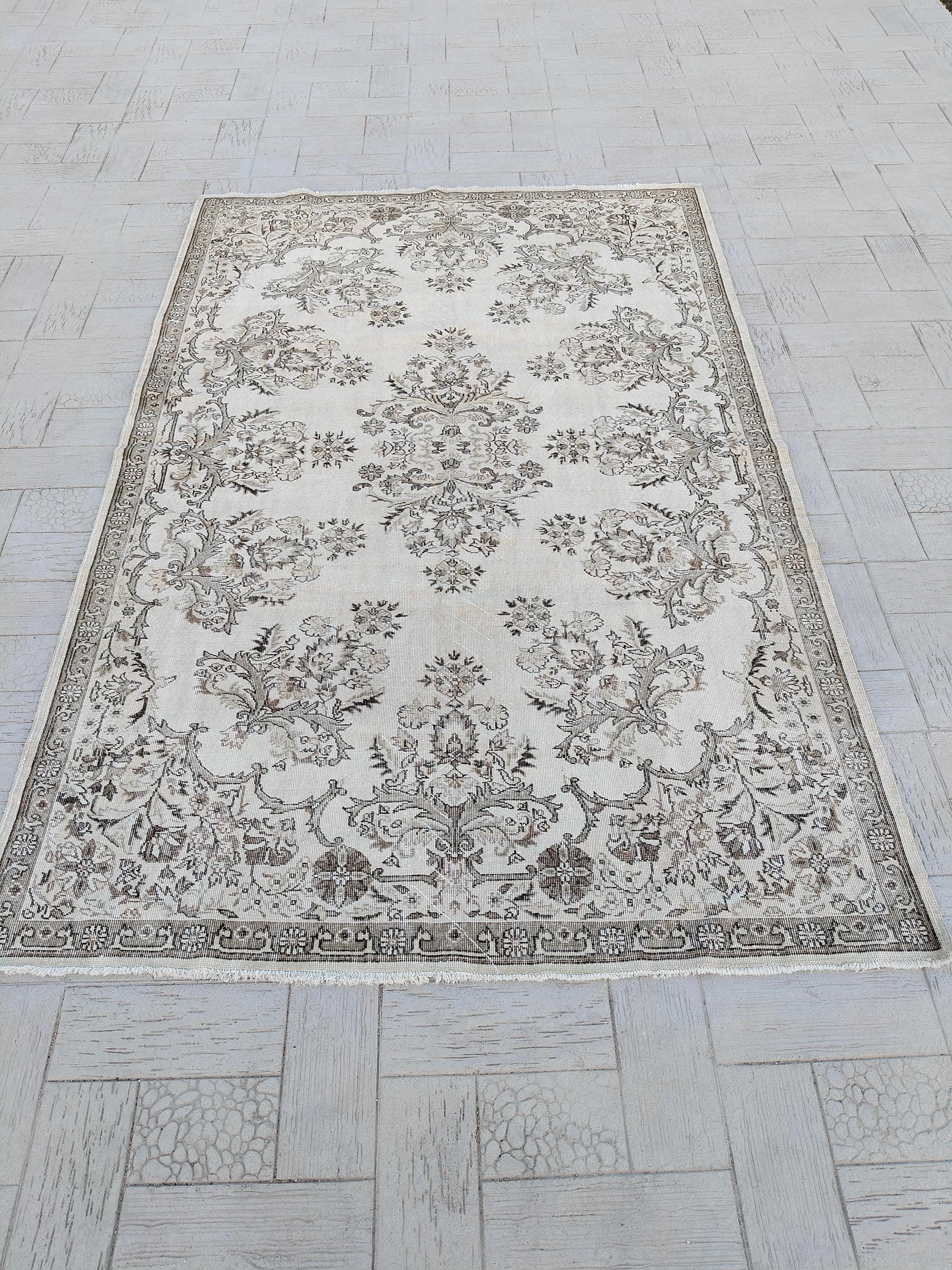 7x11 Vintage Turkish Rug: Handmade Wool Anatolian Area Rug - Etsy