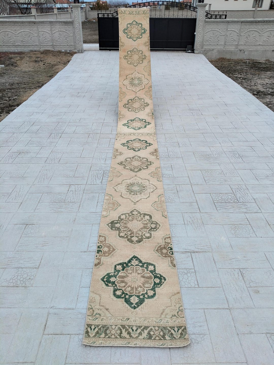 3x25 Extra Long Vintage Turkish Runner Wool Stair Home Decor Rug - Etsy