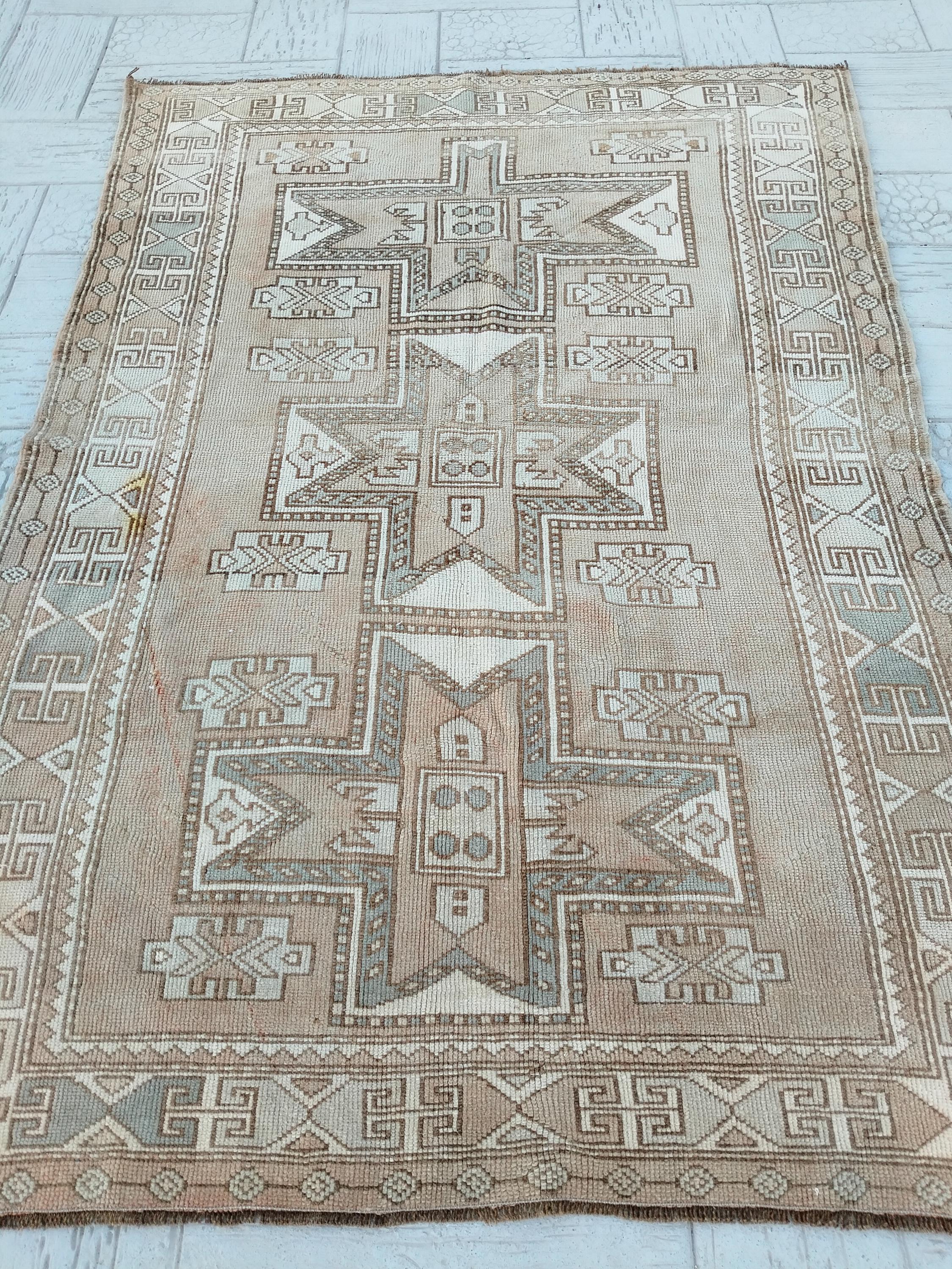 5x6 Vintage Turkish Wool Handmade Oriental Area Home Decor Rug - Etsy