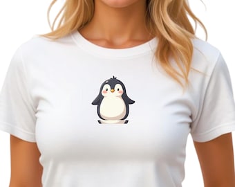 Cute Kawaii Penguin T-Shirt – Animal Lover Gift