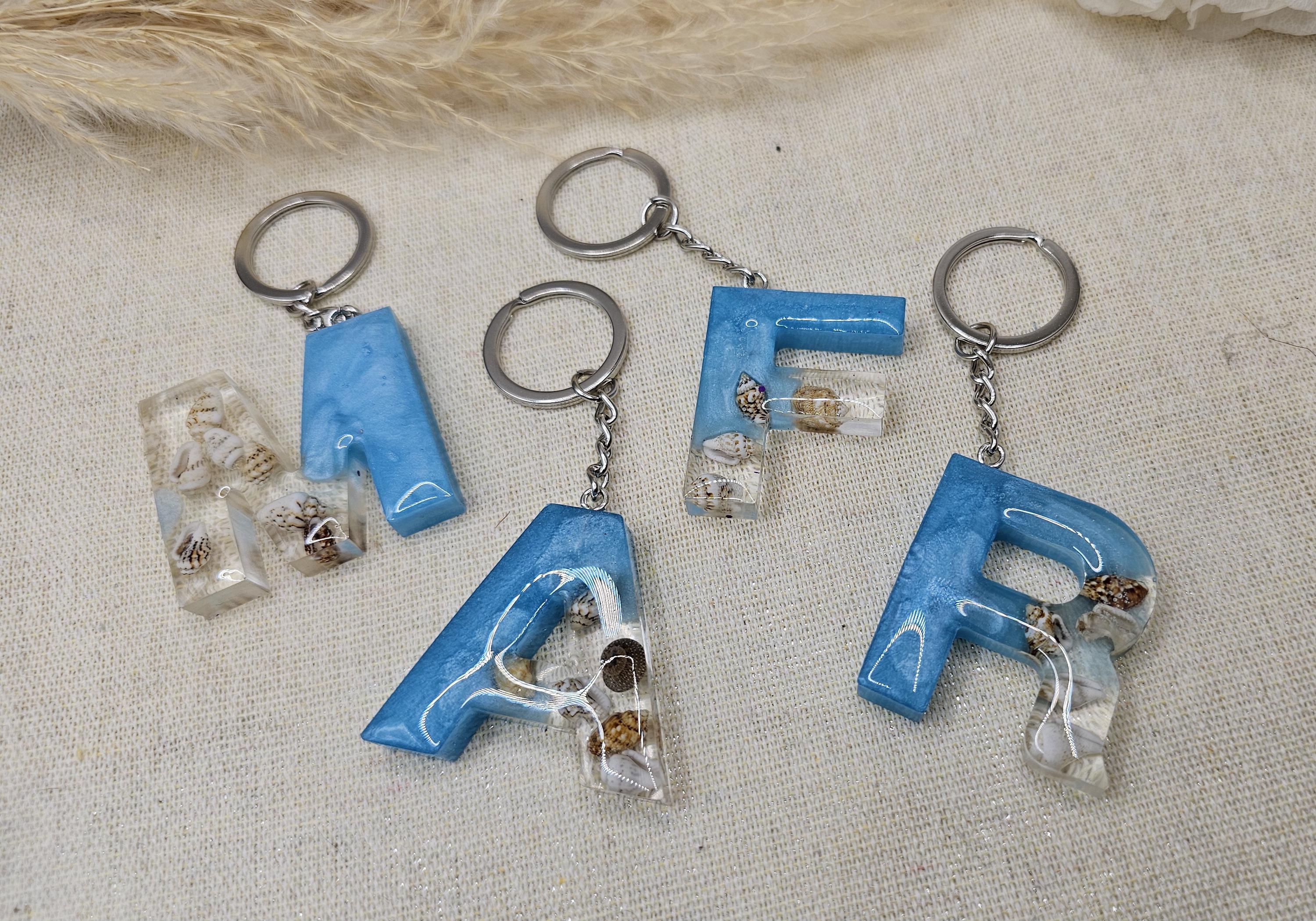 Personalisiertes Edelstahl-Schlüsselanhänger Set Mit Initiale – Geschenkidee Für Jeden Anlass In Gold Oder Silber