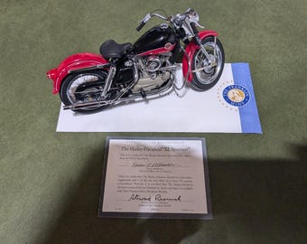 Harley-Davidson Franklin Mint 1:10 "Sportster XL de 1957"