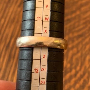 14k Yellow Gold Wedding Band - size 12