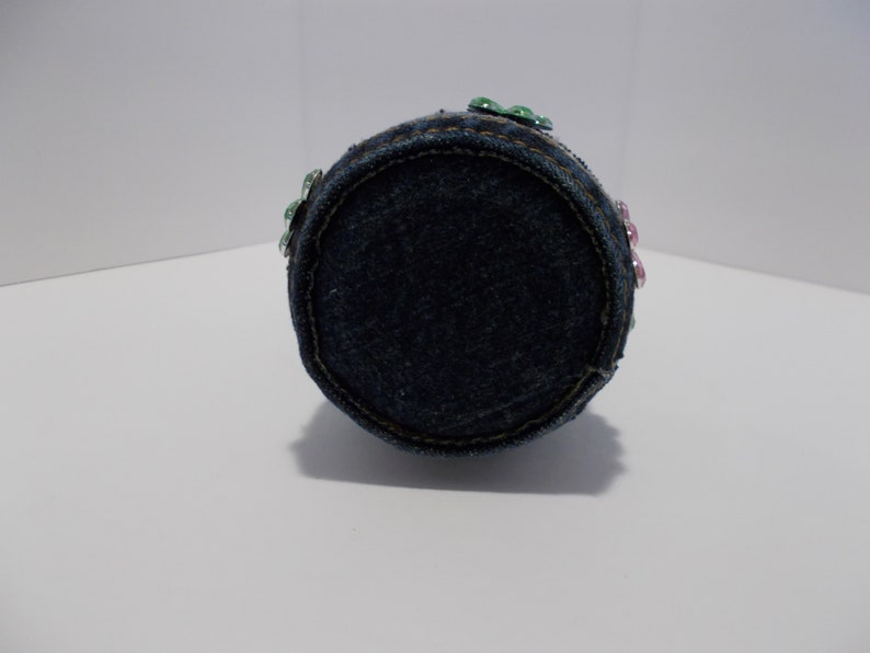 Recycled Denim Vase made from Seams