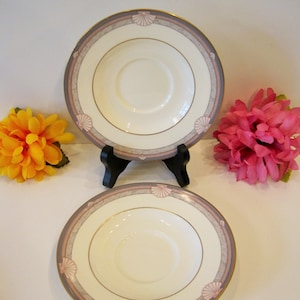 Noritake Bone China - Stanford Court #9748 - Pair of Saucers - Replacement Pieces