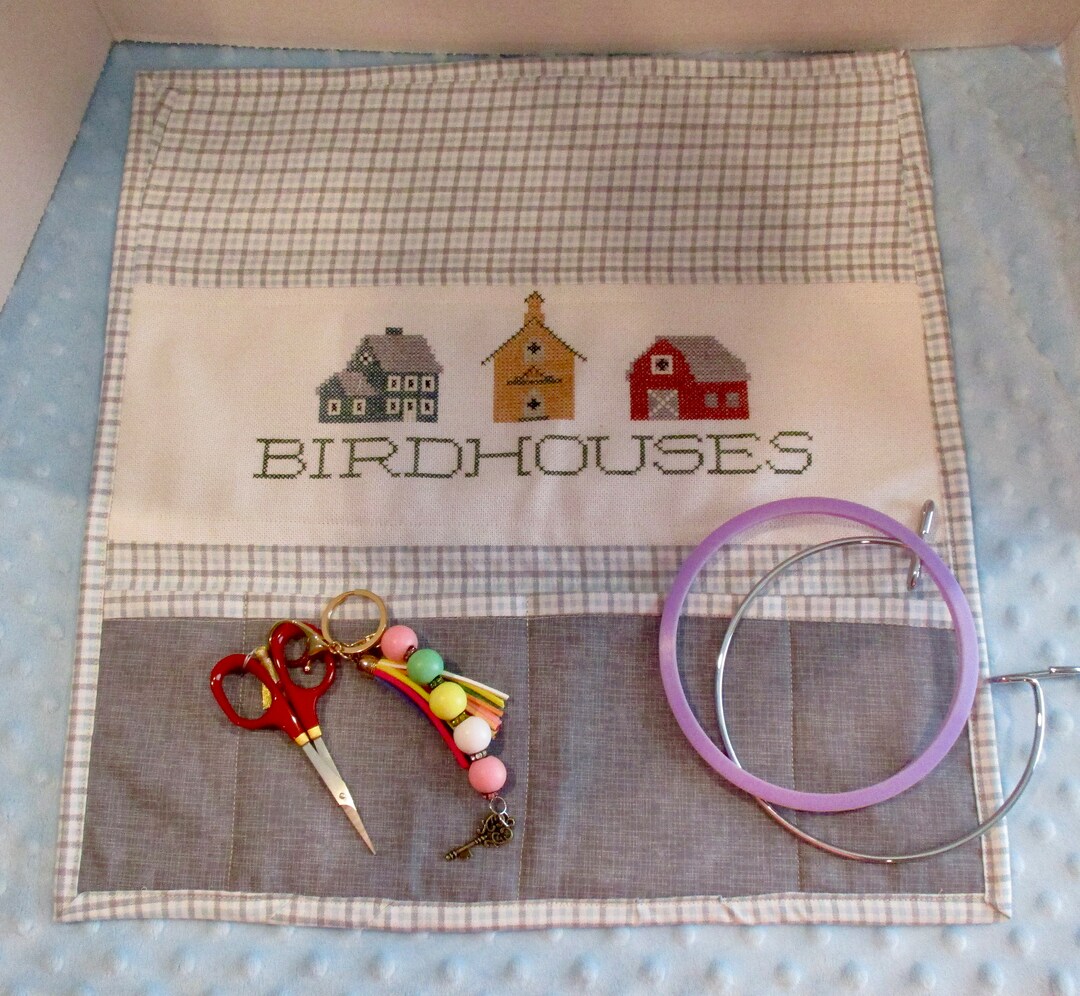 Stitching Mat for Home or a Retreat! Made With a Cross Stitch Bird ...