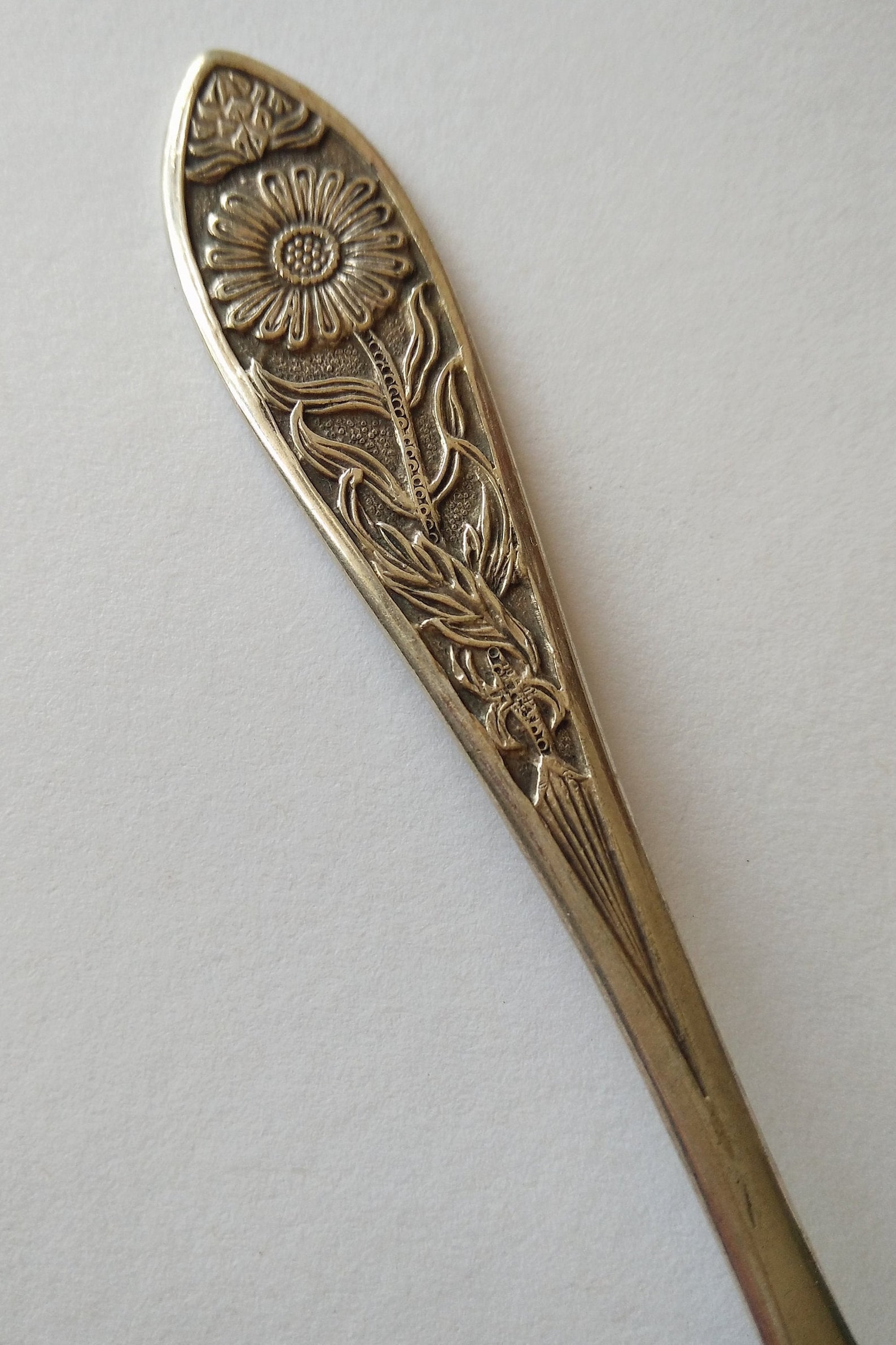 Antique Silver Spoon with stamp on the back VERZ.40 Etsy