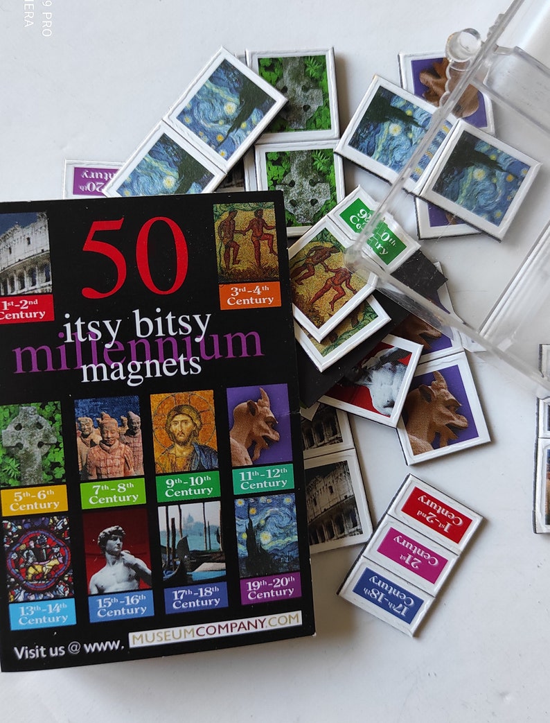Magnets miniature MOMA Museum New York Vintage art miniatures