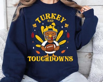 Niedliches Truthahn-Football-Design aus Michigan (PNG) | Digitale Datei aus Michigan | Sofort-Download aus Michigan | Lustiges Thanksgiving-Design
