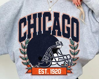 Chicago Football Design (PNG) | Digitale Datei von Chicago | Sofort-Download von Chicago | Grafik für den Spieltag