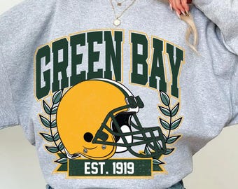 Green Bay Football-Design (PNG) | Digitale Datei für Green Bay | Sofort-Download für Green Bay | Grafik für den Spieltag