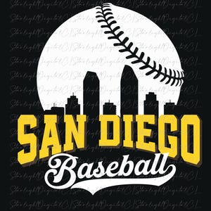 San Diego baseball png | San Diego baseball digital file | San Diego instant download | San Diego png images
