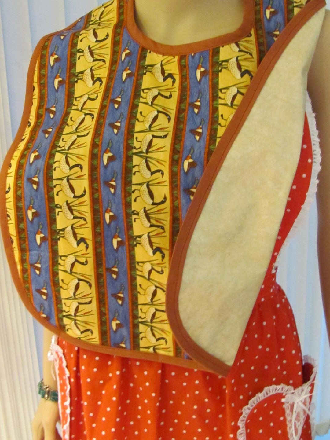 ADULT UNISEX BIB cotton Bib/clothing Protector Special Needs Etsy