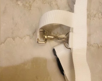 Custom just webbing around the waist leash