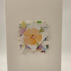 Hübsche Pastell Blumen Aquarell Grußkarten (4x6 Blank)