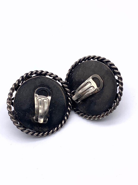 1960s Original Large fabulous domed earrings -Daz… - image 6