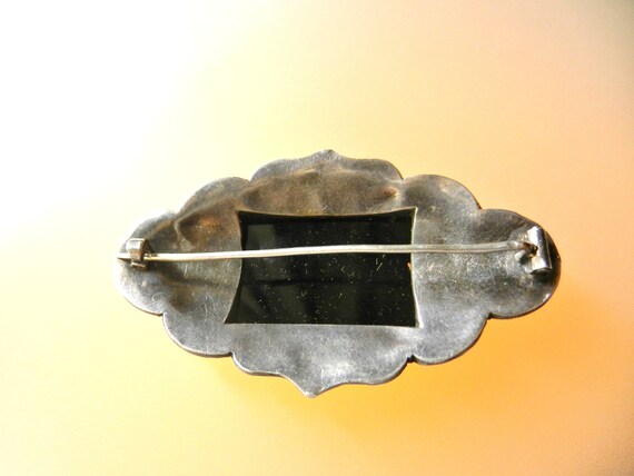 Gorgeous Victorian period brooch - Mourning jewel… - image 6