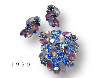 ヴィンテージ ピンク フロスト サテン、ジヴル サブリナ ガラス