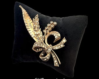 【たいへん希少美品☆彡】 アンティークブローチ ペーストガラス フランス 英国 Victorian ペーストストーンのラウンド型/アンティークブローチ