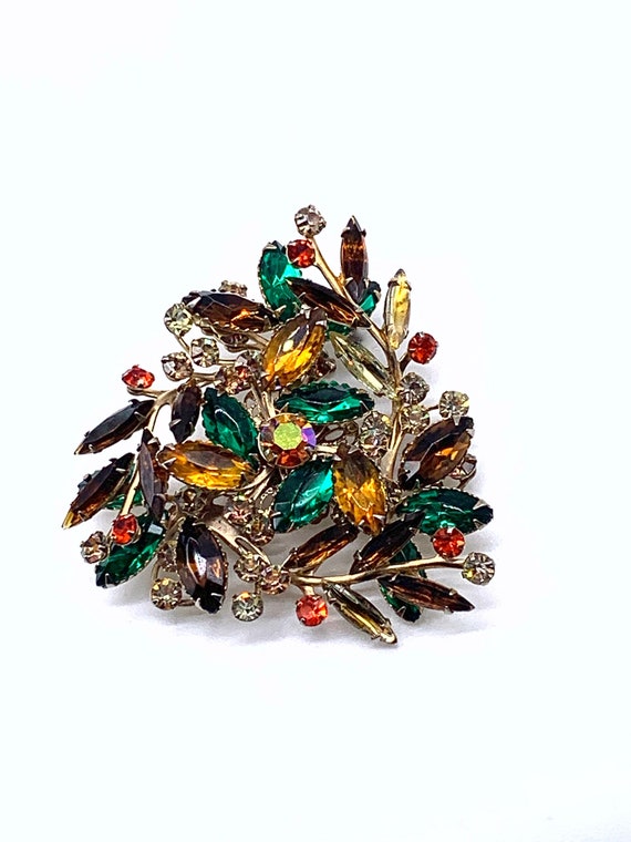 Amazing Beau Jewels warm autumn colors Swarovski … - image 6