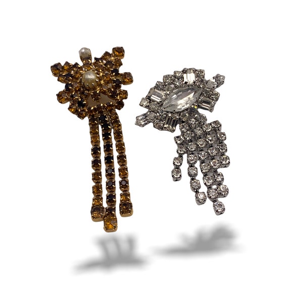 Feminine and beautiful brooches 1940s and 1950s -… - image 2