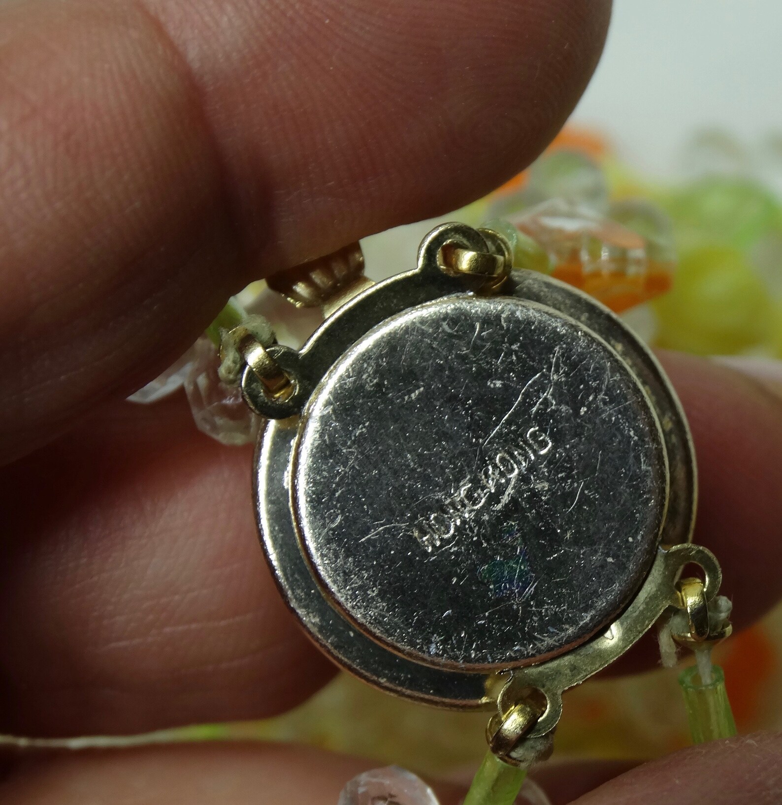 Signed Hong Kong Vintage Costume Jewelry Yellow/Orange Fruit Etsy