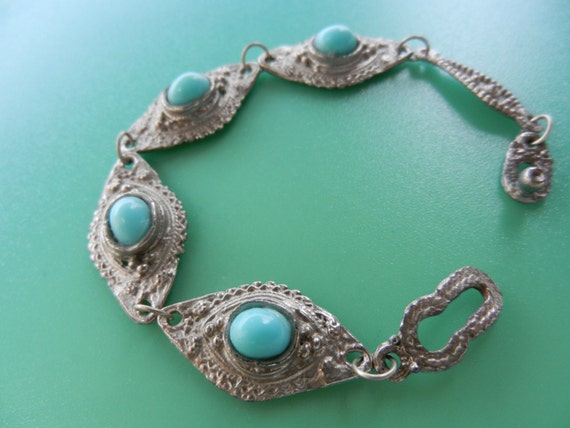 Fantastic Vintage 1960 Bracelet  - Beautiful silv… - image 9