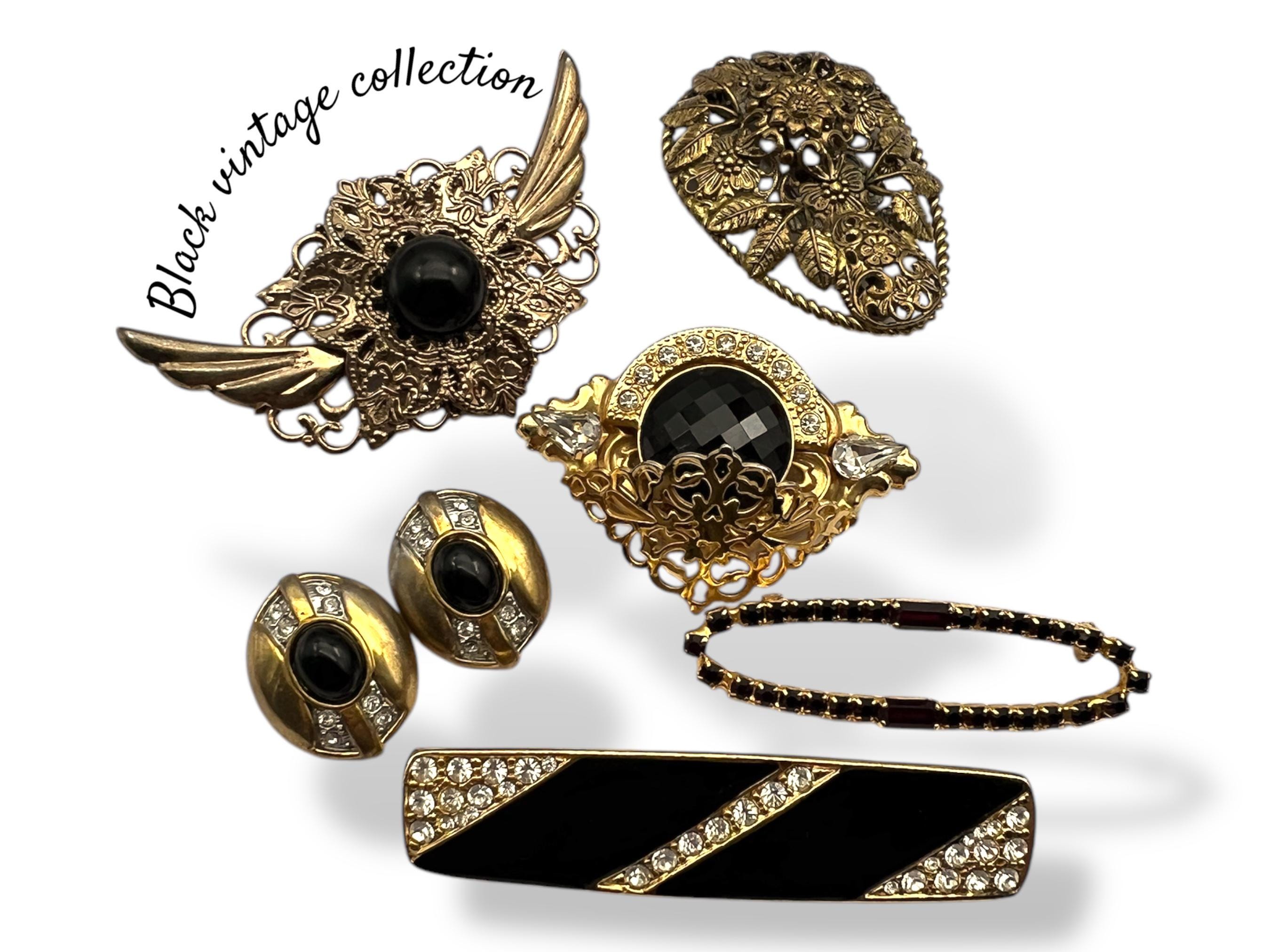 ヴィンテージ コレクション - 過去の作品 6 点、ブラックとフェイク