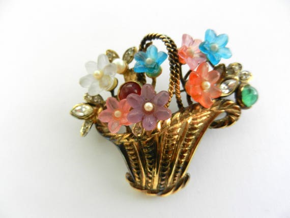 Lovely Italian 800 silver Gold plated  Fruit Sala… - image 5