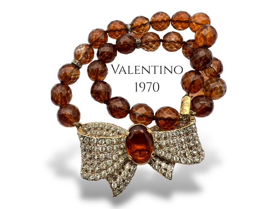 Valentino Vintage Metallic Silver and Gold Bow Belt Vlogo Signature Reversible Belt In Metallic And Shiny  main image 3