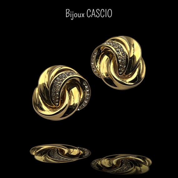 Designer CASCIO from Florence Gold Tone and Cryst… - image 2
