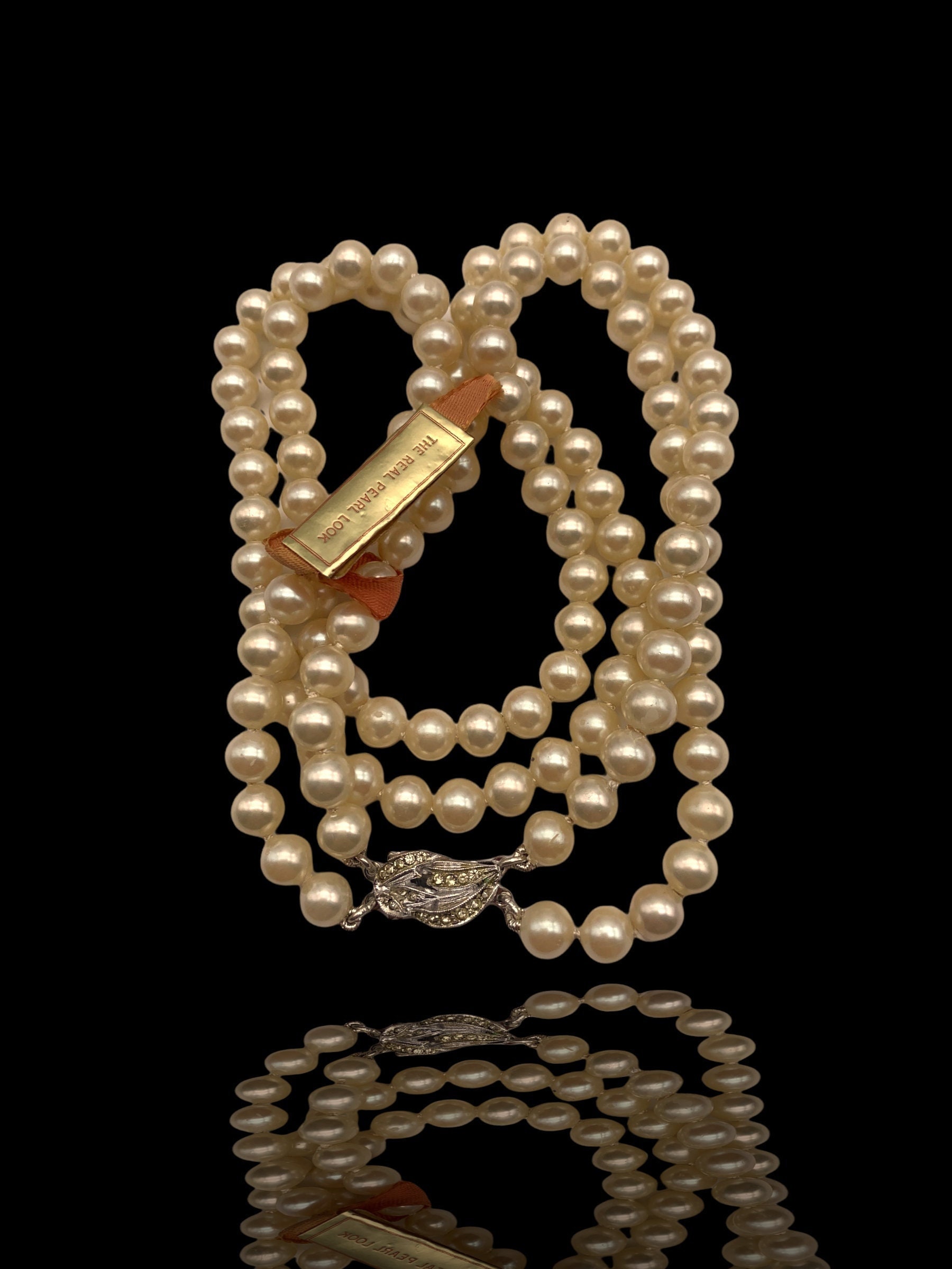 Adorable Extra Quality Original CULTRA Pearls Two Strands Necklace