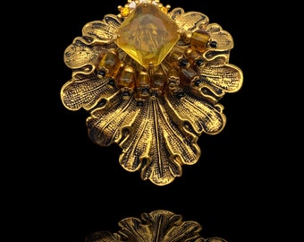 アクセサリー Vintage Rossi Bijoux brooch France ROSSI BIJOUX FRANCE, Magnifique Broche vintage, Brooch ROSSI