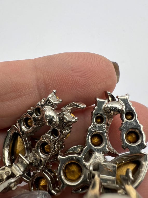 Rare Signed Sphinx Numbered A210 Antique Mid-Cent… - image 6