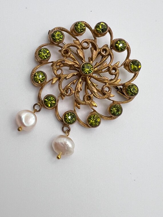 BIJOU ANCIEN VINTAGE BROCHE POISSON BALEINE nacre mother of pearl D.J - Animal EUR 15,00 - FR