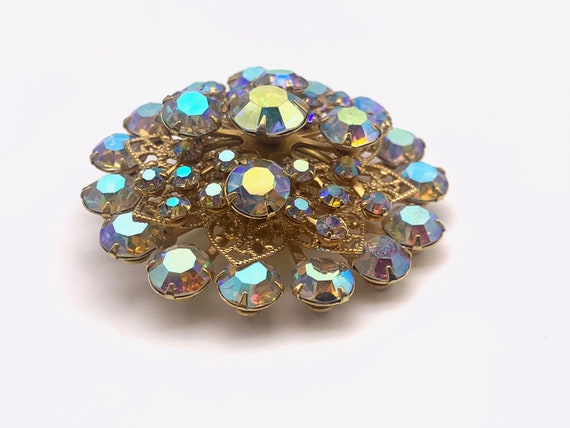 1950s Vintage sparkling  jonquils yellow gold col… - image 5